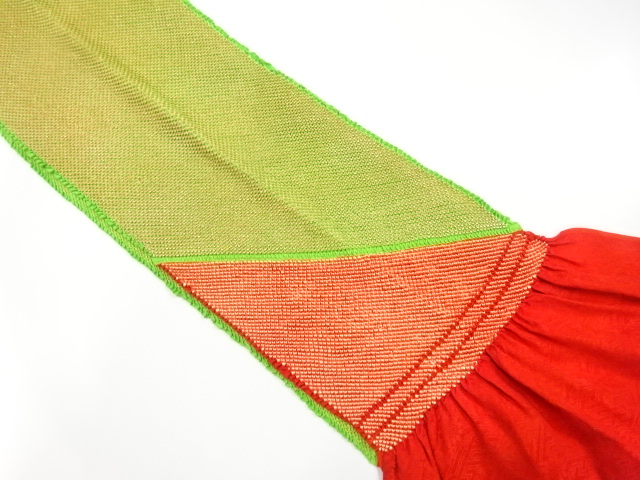 JAPANESE KIMONO / OBIAGE FOR FURISODE / SHIBORI 